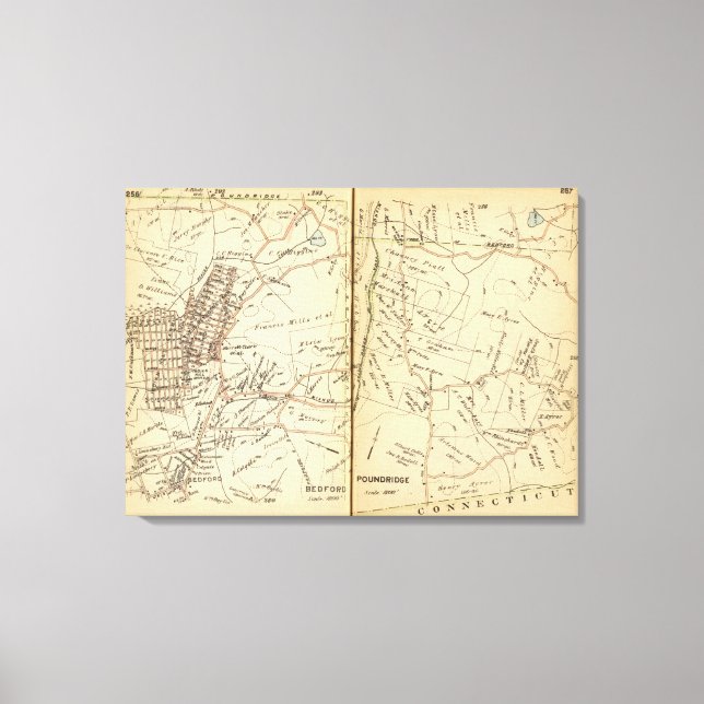 Lienzo Bedford, Nueva York (Anverso)