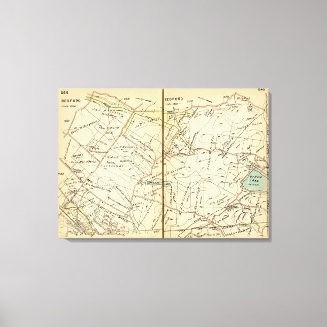 Lienzo Bedford, Nueva York (Anverso)