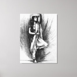 Lienzo Bedhund - pintura figurativa