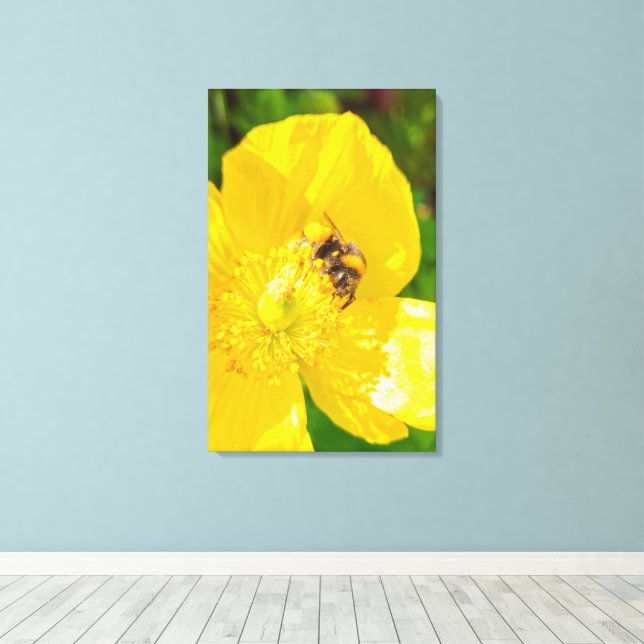 Lienzo Bee (Insitu (piso de madera))