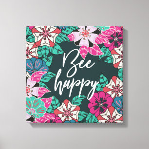 Lienzo Bee Happy Blossoms Flor Art