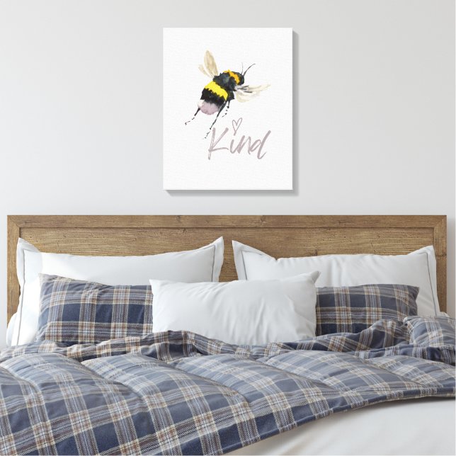 Lienzo Bee Kind (Insitu(Dormitorio))