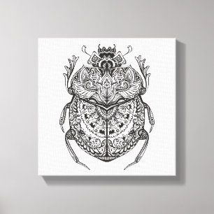 Lienzo Beetle africano Zendoodle 6