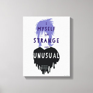 Lienzo Beetlejuice   Lydia "Strange and Unusual" Graphic