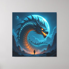 Lienzo Begegnung mit dem Himmelsdrachen