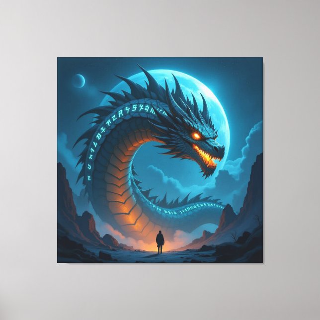 Lienzo Begegnung mit dem Himmelsdrachen (Anverso)