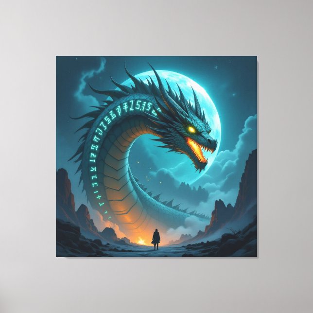 Lienzo Begegnung mit dem Himmelsdrachen (Anverso)