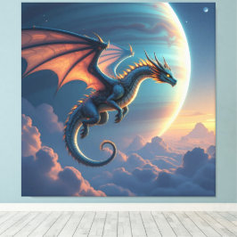 Lienzo Begegnung mit dem Himmelsdrachen