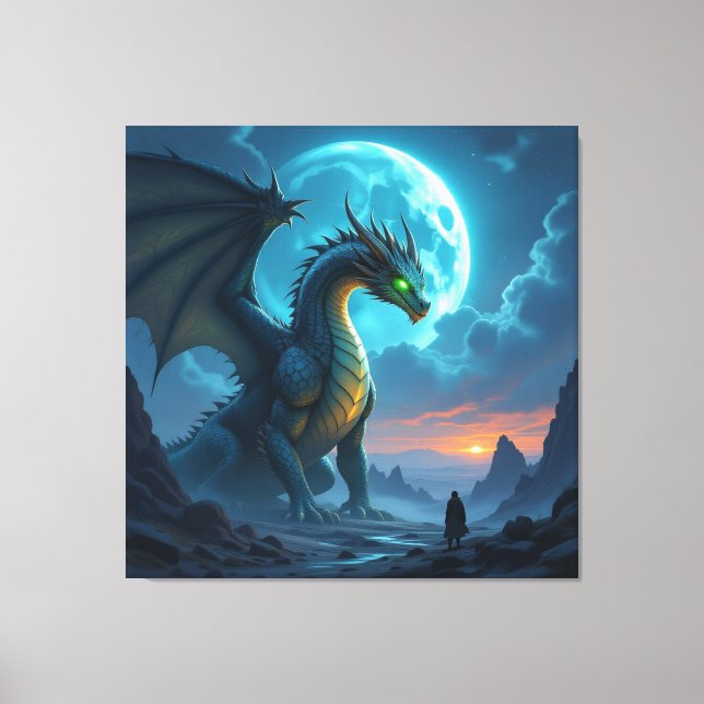 Lienzo Begegnung mit dem Himmelsdrachen (Anverso)