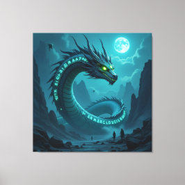 Lienzo Begegnung mit dem Himmelsdrachen