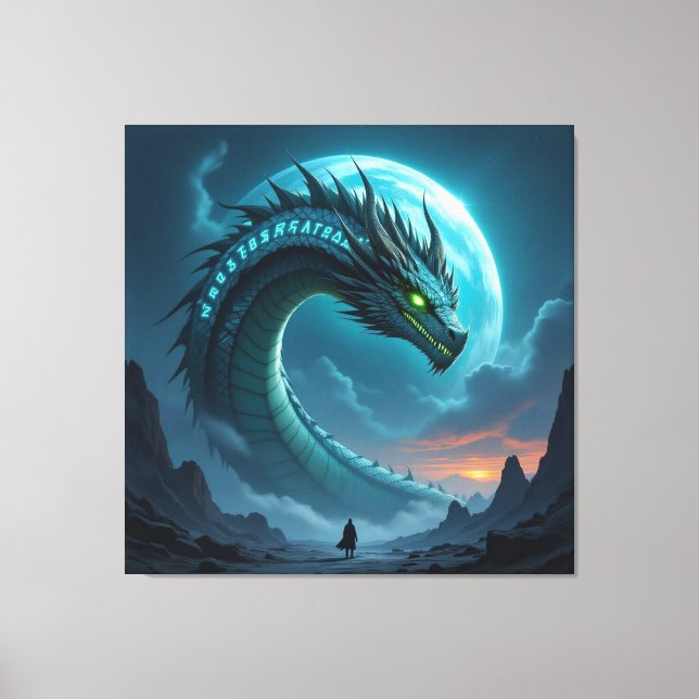 Lienzo Begegnung mit dem Himmelsdrachen (Anverso)