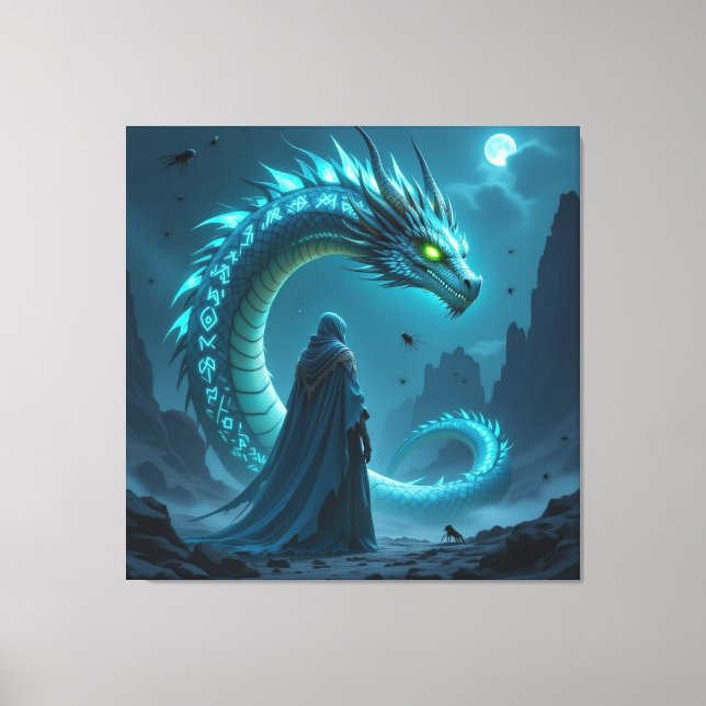 Lienzo Begegnung mit dem Himmelsdrachen (Anverso)