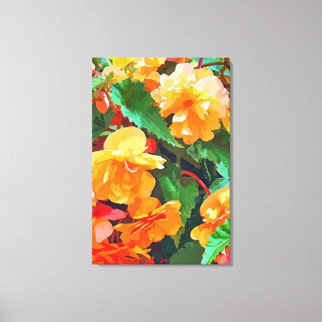 LIENZO BEGONIAS (Anverso)