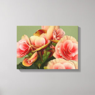 Lienzo Begonias 2 de la herencia
