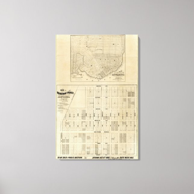 Lienzo Beideman Tract, San Francisco (Anverso)