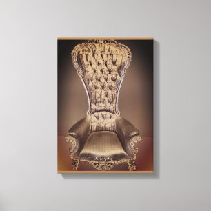 Lienzo Beige Throne