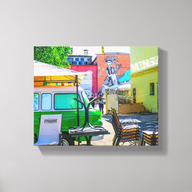 Lienzo Belarús Б е л а р у с~ Minsk  htsnihtsnihtsnihtsni (Anverso)