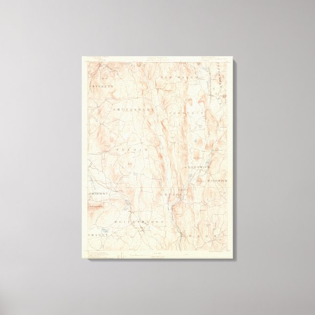 Lienzo Belchertown, Massachusetts (Anverso)