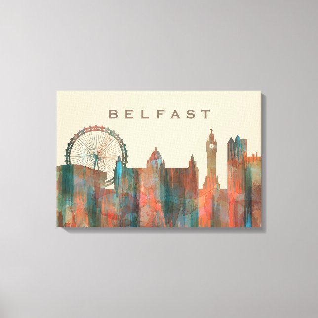 LIENZO BELFAST, ESQUINA DE IRLANDA DEL NORTE (Anverso)