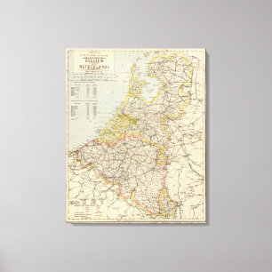 Lienzo Bélgica, Países Bajos