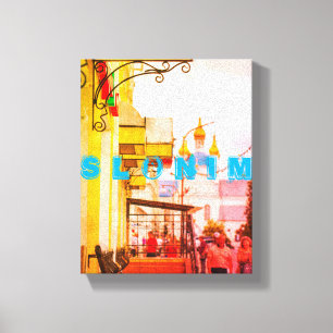 Lienzo Belice Slonim Arquitectura Ciudad del paisaje urba