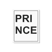 Bella Artes Canvas "Prince" por Billy Bernie