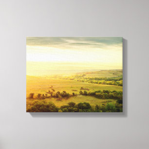 Lienzo Bella Artes Canvas Print - Kansas Flint Hills