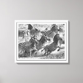 Lienzo Bella Artes de fotografía moderna en blanco y negr