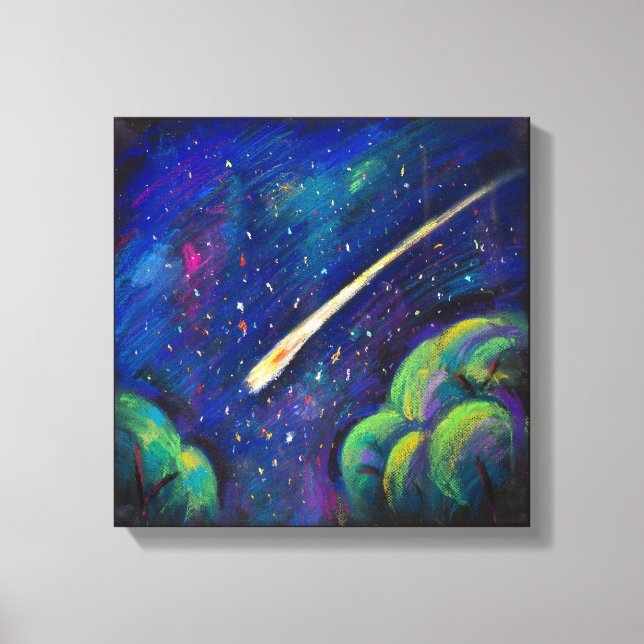 Lienzo Bella Artes de pintura original de Star Comet (Anverso)
