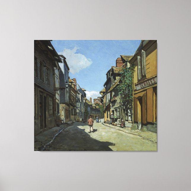Lienzo Bella Artes Monet Rue de la Bavole Honfleur (Anverso)