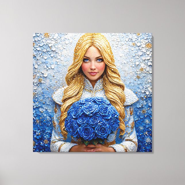 Lienzo Bella Doncella de Nieve (Anverso)