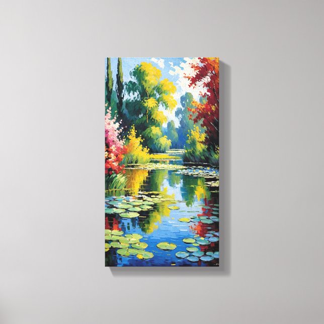Lienzo Bella Swamp Summer Canvas Wall Art (Anverso)