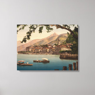 Lienzo Bellagio I, Lago Como, Lombardía, Italia
