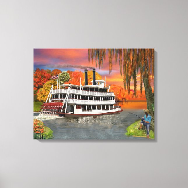 Lienzo Belle del Bayou (Anverso)