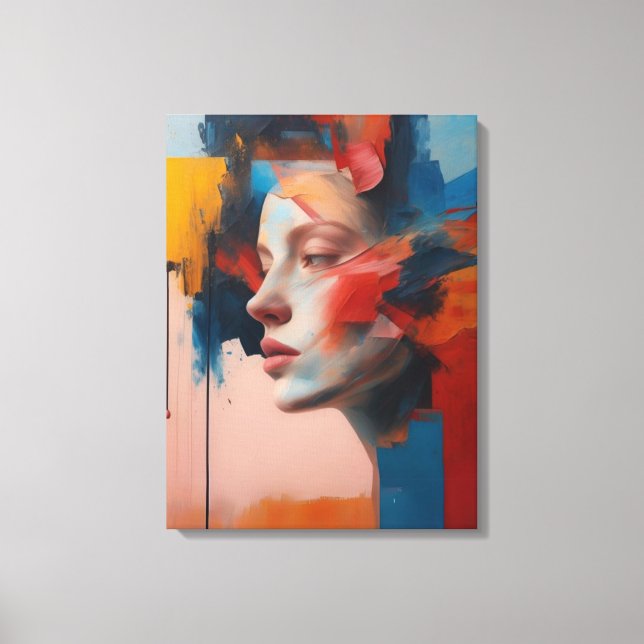 Lienzo "Belleza Abstracta" (Anverso)