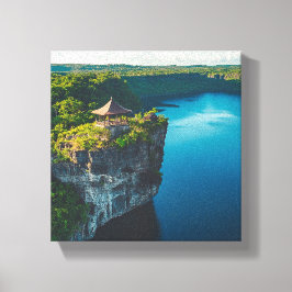 Lienzo Belleza arreglada: el borde de una península