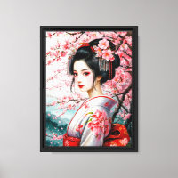 Belleza del florecimiento de cerezo en el Kimono t