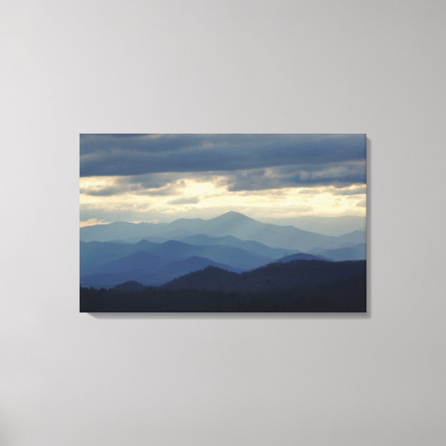 Lienzo Belleza del Rojo Azul (Anverso)