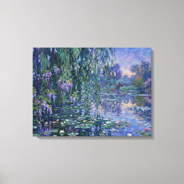 Lienzo Belleza en el lago (Anverso)