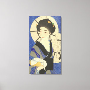 Lienzo Belleza japonesa en el Bathouse