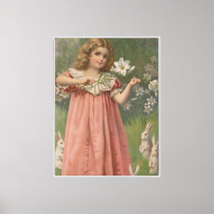 Lienzo Bellezas de Pascua, Ilustración Vintage, 1898