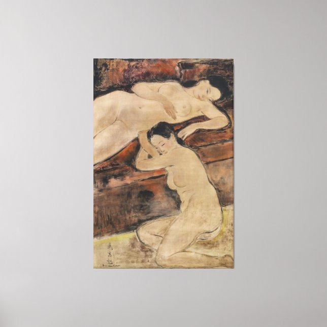 Lienzo Bellezas etéreas" (Anverso)