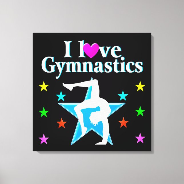 LIENZO BELLO AZUL ME ENCANTA EL DISEÑO DE GIMNASTICAS (Anverso)