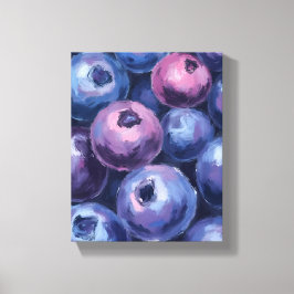 Lienzo Bellos Blueberries | Pintura de frutas