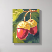 Bellotas de Otoño | Acaecer de Otoño Rojo Verde