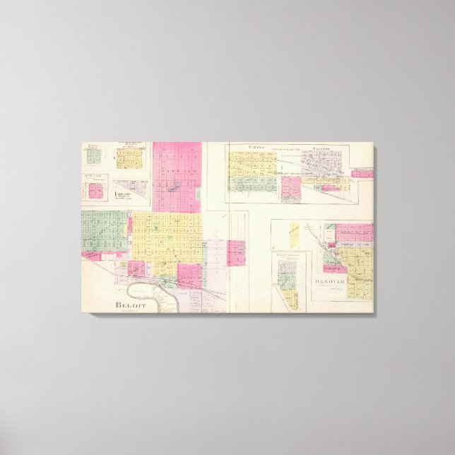 Lienzo Beloit, Victor, Waconda Springs, Morton, Kansas (Anverso)