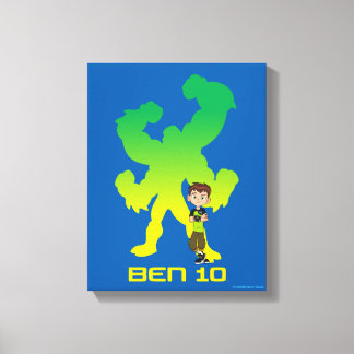 Lienzo Ben 10 y Cuatro Brazos Sombra
