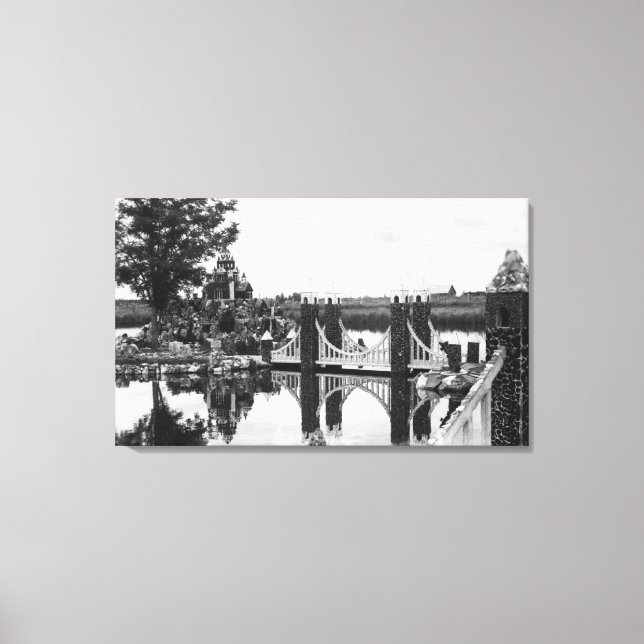 Lienzo Bend, Fotografía del Jardín de Rock de Oregon Pete (Anverso)