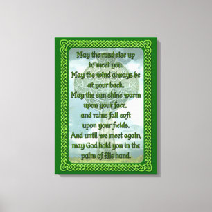 Lienzo Bendición verde irlandesa