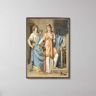 Lienzo Berenice, traje para "Berenice" por Jean Racine, f